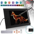 10x6  Digital Graphics Drawing Tablet Hd Screen Pc Artist Board battery-free Pen