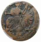 1787 Connecticut Copper  Fnde  Struck 20  Off Center  Pcgs Vg Detail