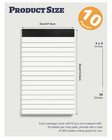 10 Pack Small Note Pads 3x5 Lined Writing Pads Mini Notepads Small Pads Of Paper
