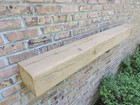 Reclaimed Barn Wood Fireplace Mantel  Beam  Floating  Rustic Salvaged  6x8x76   