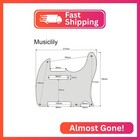 Musiclily Pro 5 Hole Vintage Tl Pickguard 4ply Aged White Pearl