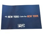Nike New York Yankees Subway Series Promo Poster Card Nyc 2 Sided Rare 16   x12   
