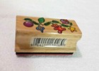 Stampcraft Rubber Stamp Small Decorations Border Wood Mount Christmas 2  X 1 