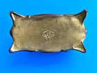 Antique Jennings Brothers Gilt Art Nouveau Footed Trinket Box jewelry Casket