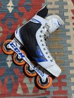 Ccm Rbz 70 Size 12 Labeda 80mm 85a Asphalt Wheels Inline Roller Hockey Skates