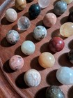 Vintage Solitaire Marble Game  8-3 4  Board  Unbranded