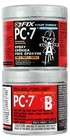 Pc-7 Epoxy Adhesive Paste  Two-part Heavy Duty  1 2lb In Two Cans  Charcoal Gray