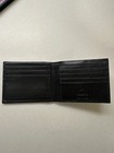 Alpine Swiss Men s Black Solid Bifold Wallet Multiple Card Slots Logo