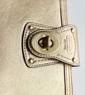 Vintage Coach Legacy Leather Gold Mini Turnlock Agenda Journal Cover Rare Y2k
