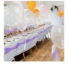 50pcs Purple Spandex Chair Sashes W  Buckle For Wedding Party
