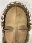 African Dan Mask Tribal Ceremonial Wood Cowrie Shells Art West Africa Antique