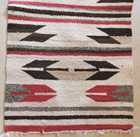 Great Mid-century  navajo dine  Weaving - Lovely Traditional Design - 17  X 33 
