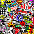 40pcs Waterproof Vinyl Skateboard Stickers For Water Bottles  Laptops    Luggage