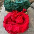 Vintage Dolls Mixed Lace Trims Lot Unused Approx 28 Yards