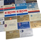Lot Of 26 Vintage Expired Credit Cards And Membership Cards Exxon Shell Mobil