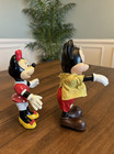 2 Vintage 1960 s Mickey Mouse   Minnie Walt Disney Productions Rubber Figures