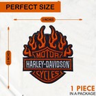 Harley Motorcycles Iron On Patch - Sew Patch - Embroidered Patch 3  X 3 5 