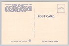 New York City Ny Financial District And Lower Skyline At Night Vintage Postcard