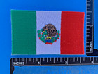 Small Mexican Flag Patch Iron-on Sew-on Embroidered Mexico Emblem  2 5 X 1 5    