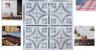 Victorian Floral Pattern 12x12 Tin Ceiling Tile - Easy Nail-up Installation
