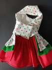 Dog Harness Dres Christmas Red Green Dots  Free Shipping