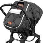 Black Winter Baby Car Seat Cover For Doona Car Seat   Stroller - Warm   Cozy
