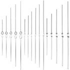 100pcs lot Stainless Steel Headpin Diy Jewelry Accessories Earrings Beading Eye 