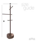 Pool And Spa Towel Rack 65 In X 25 In  Brown  Weather Resistant Used