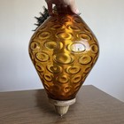 Mid Century Modern Psychedelic Glass Globe Diffuser Vintage Mcm Swag Lamp