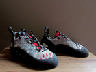 La Sportiva Tarantulace Gray Red Youth 5 5 Unisex Climbing Shoes-mint-no Insoles
