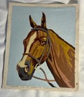 Vintage 1953 Palmer Paint Stablemates K-13a K-13b Horse Paint By Number Pair 