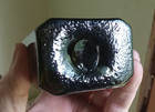 1840s Open Pontil Pretty Green New England Dip Mold Blown Glass Snuff Bottle