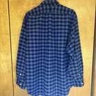 Ralph Lauren Vintage Polo Flannel 100  Cotton Button-down Mens Size M Big Shirt