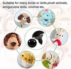 150pcs 24mm Black Safety Eyes For Amigurumi Crochet Dolls Teddy Bears