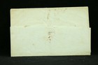 New York  Hempstead 1850  circa  Stampless Cover  Magenta Ms  Queens nassau Co