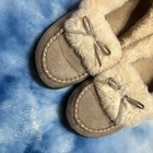Size 7 5-8 Fluffy Faux Fur Moccasin Slippers