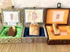 Three 80 s Old Chinese Shoushan Gaoshan Qigang Stone                              seal Stamp Carving
