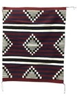 Louise Tsosie  Navajo Handwoven Rug  Chief Blanket  36    X 26   