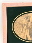 1934 Original Yale Bulldog Lithograph Princeton Football Iron Men Framed Print