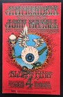 Original Jimi Hendrix Flying Eyeball Postcard   Ticket Set  Bg-105  1968 