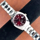 New Bulova 98b422 Men s Surveyor Red Dial Automatic Stainless Steel Watch