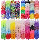160 Large Hair Bow Clips Accessories Assorted Lot Bulk Grosgrain Ribbon 3  Big