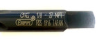 Osg 1 8-27npt 15  helix 4flutes  Bottoming Ticn Finish Spiral Flute Tap