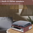 Vintage Record Player turntable Vinyl Record Player With Speakers 3-speed bel   