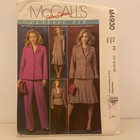  m4930 Mccalls Misses Lined Jacket And Dress And Pants Sewing Pattern Size 16-22