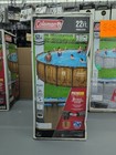 Coleman Power Steel 22  X 52  Round Metal Frame Above Ground Pool Set With Pump