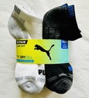 Puma Youth 10 Pair Low Cut Socks   Fits Shoe Size 4-9 5