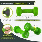 Prosourcefit Neoprene Dumbbell Coated For Non-slip Grip 2 - 4lb