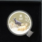 Perthmint 2027  1 Australianlunar Seriesiii Goat 1oz 99 99 Silver Proof Coloured