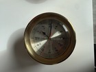 Bell Clock Company Brass Quartz Ships Clock And Barometer No Base